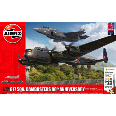 Airfix 50191 1/72 Dambusters 80th Ani Gift Set Avro Lancaster and Lockheed Martin F-35B Lightning II